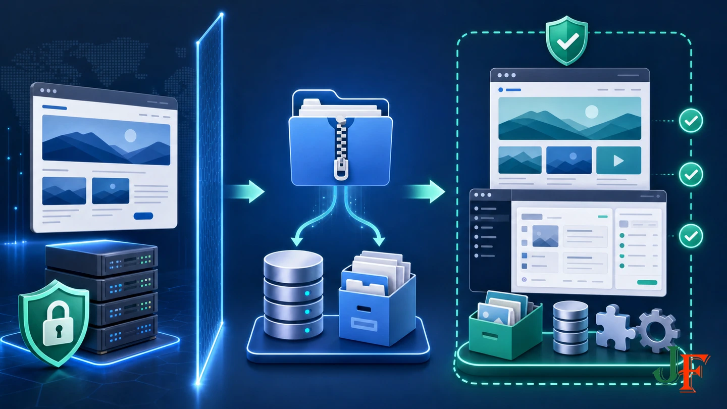 Complete Joomla backup restored and verified in an isolated staging environment