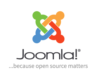 Joomla Vertical logo with Open Source Matters